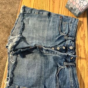 Old Navy Distressed Blue Denim Shorts
